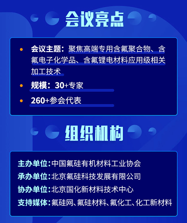 第五屆氟材料高端應用及相關加工技術研討會